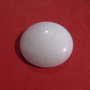 Cabochon rotund mare din jad alb aprox 30x7.4 mm
