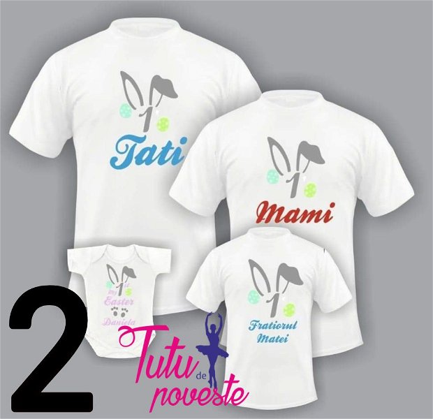 Tricouri personalizate Paște