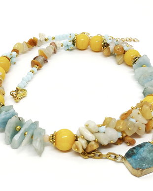 Colier aqua & sand(rezervat)