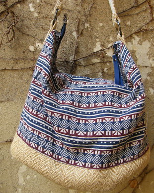Noua-geanta etno textil iuta
