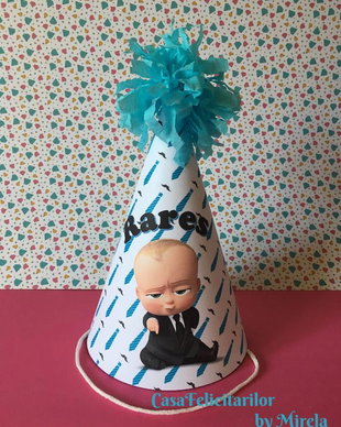 Coif petrecere Baby boss personalizabil