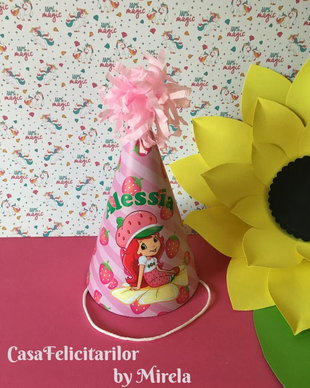 Coif petrecere Capsunica personalizat