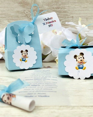 Invitatie vesela cu Mickey Mouse