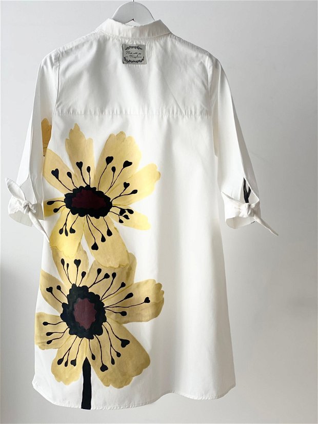 Rochie pictata manual 'Delicate Flowers'