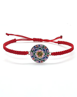 Brățară Joyful Ethnic Charm roz