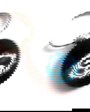 breloc pe lemn cu Yin Yang 38655