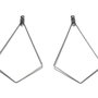 Accesoriu din otel inoxidabil pentru cercei, 56.5x34 mm