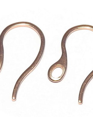 Tortite cercei din otel inoxidabil, 21.5x11 mm, rose gold