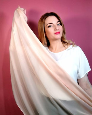 Esarfa ROZ-BANAN - mare