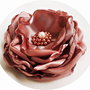 brosa floare roz somon cu perle