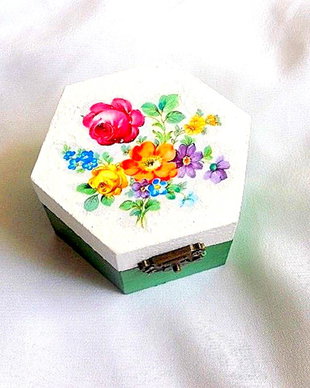 cutie lemn decorata 38718