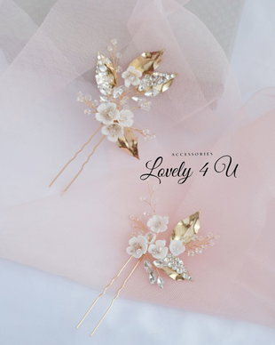 ANDRA * Set agrafe aurii