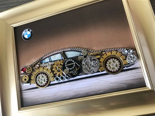 Masina model BMW Cod M 507, Cadouri masini, Cadouri barbati, Accesorii aurii, Breslo
