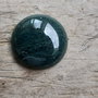 Cabochon agata indiana verde, 25 mm