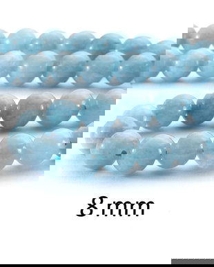 Acvamarin Quartz, 8 mm, ACV-04