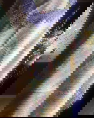 SET VINTAGE  FATA DE MASA MARGINI CROSETATE MANUAL SI MILIEU