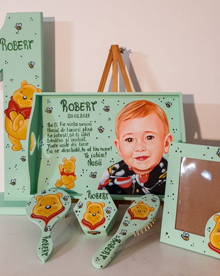 Set mot portret ,cu Winnie pooh