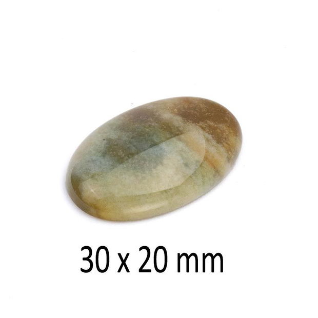 Cabochon Agata Indiana, 30 x 20 mm, A281