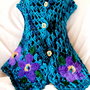 Viorele..cardigan crosetat..