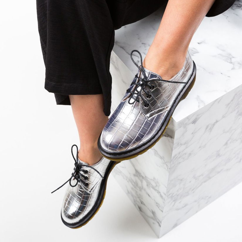 Pantofi Casual Laury Argintii