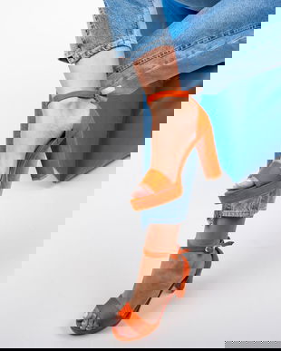 Sandale Tyra Portocalii