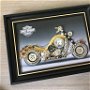 Motocicleta Harley Davidson Cod M 439, Cadouri zile de nastere, Mecanism de ceas vintage, Piese de ceas