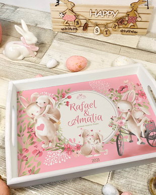 Tăvițe decorative personalizate de Paște - diverse modele