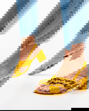 Sandale Wagner Galbene