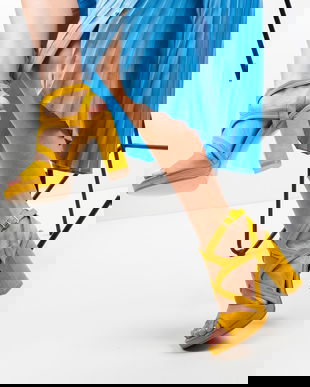 Sandale Vincent Galbene