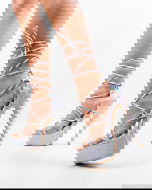 Sandale Kamila Argintii