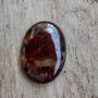 Cabochon jasp breciat, 35x25 mm