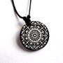 colier lemn mandala 38862