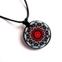 colier lemn mandala 38864