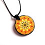colier lemn mandala 38868