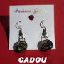 CADOU ... Cercei argintii cu cabochoane din paua abalone