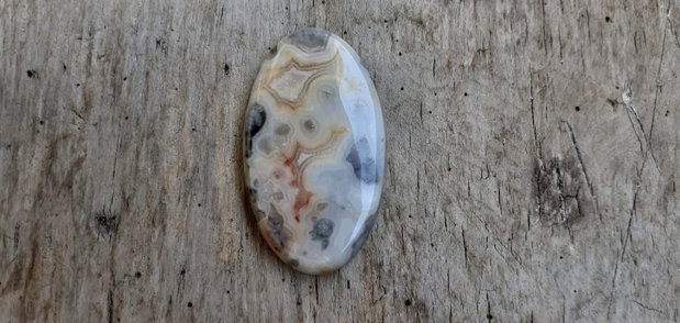 Cabochon agata, 42x24 mm
