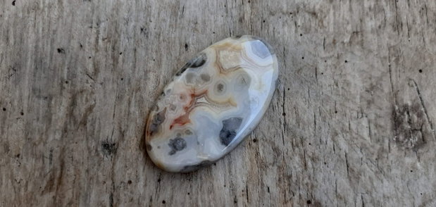 Cabochon agata, 42x24 mm