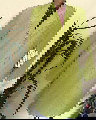 Pardesiu mătase naturala, fistic