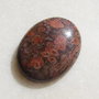Cabochon popee jasper (INDIA  - lucrat manual) aprox 30.6x23x6.4 mm