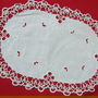 Mileu cu dantela si broderie  40 cm