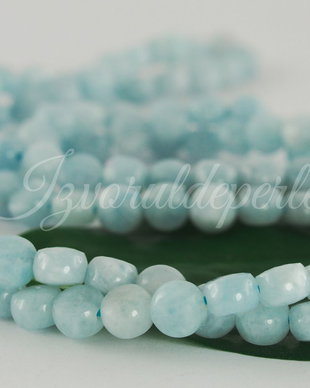 Acvamarin fatetat 6-6.5x4-4.5mm, cod P17 (1)