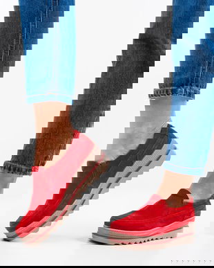 Pantofi Casual Heath Rosii