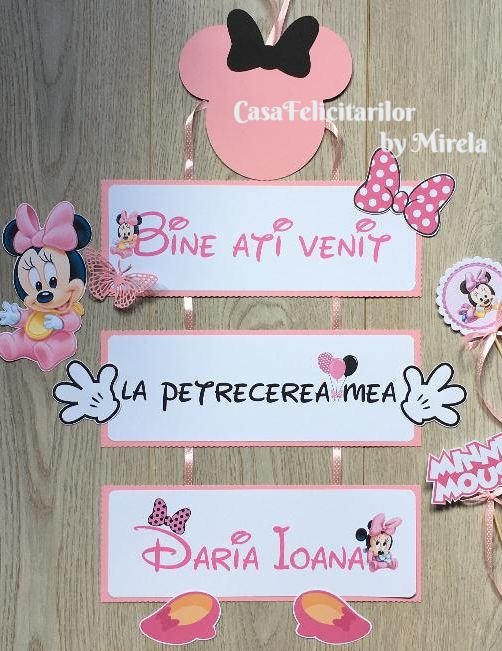 Paie decorate baby Minnie mouse
