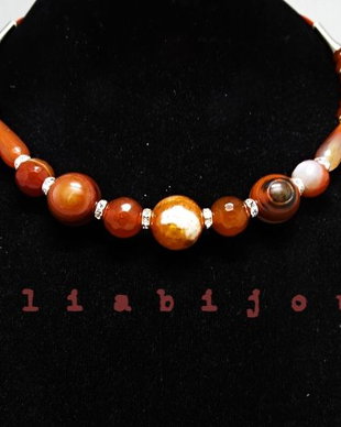 Colier agate (504)