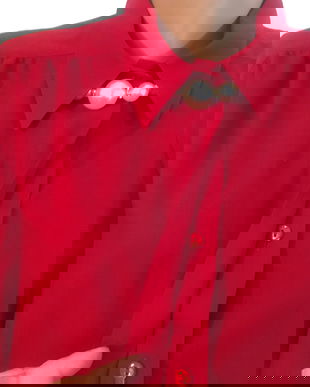 Bluza P. Hahn ,din stofa fina de lana, subtire