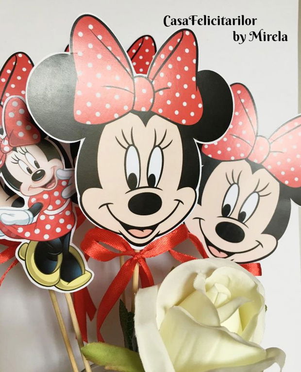 Minnie mouse - topper candy bar