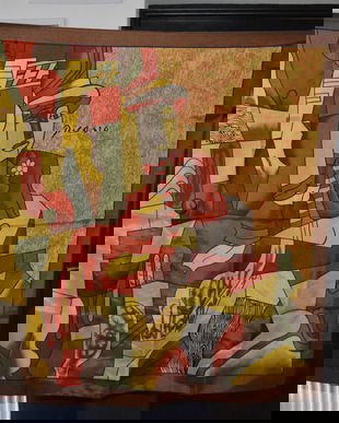 Esarfa Picasso matase naturala