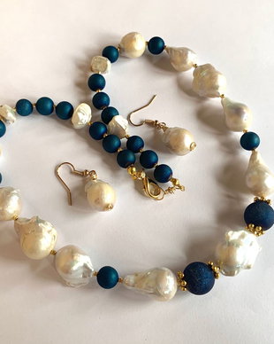 EXQUISITE-perle baroc,perle Keshi,agate druzy,toho
