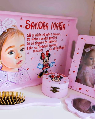 Set Mot portret cu Minnie Mouse