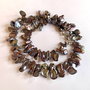 RAINBOW-perle Biwa,toho 11/0,inox